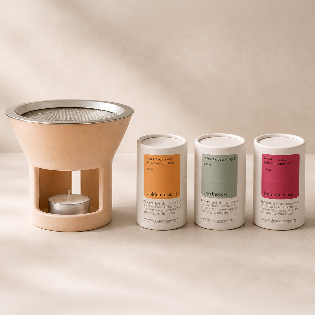 Best Seller Bundle | Ceramic Holder & Botanical Incense