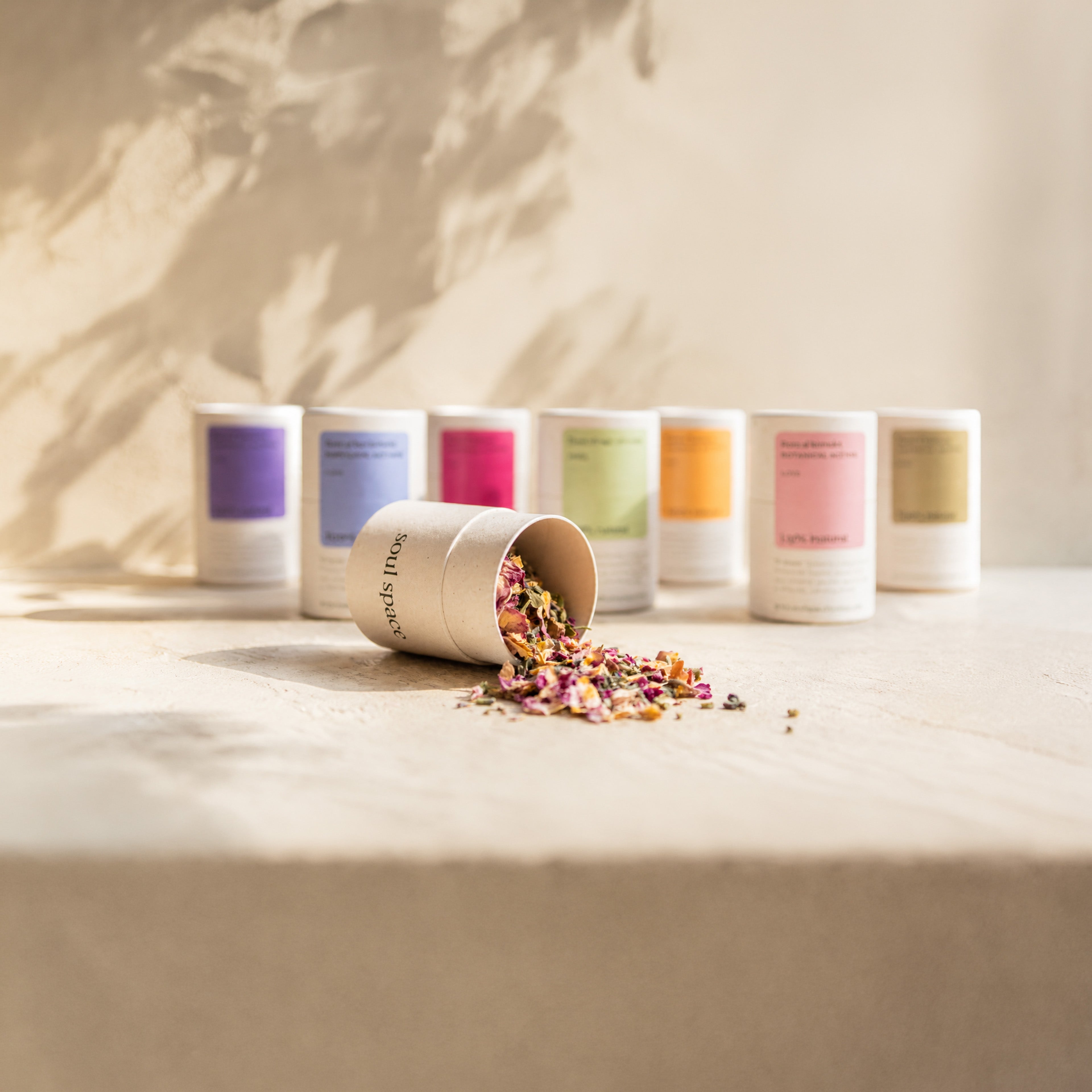 Soul Space botanical incense blends with ceramic incense warmer and loose aromatic botanicals