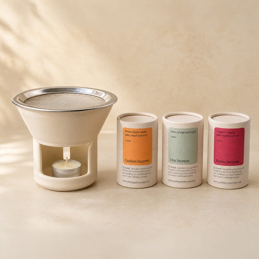 Best Seller Bundle | Ceramic Holder & Botanical Incense