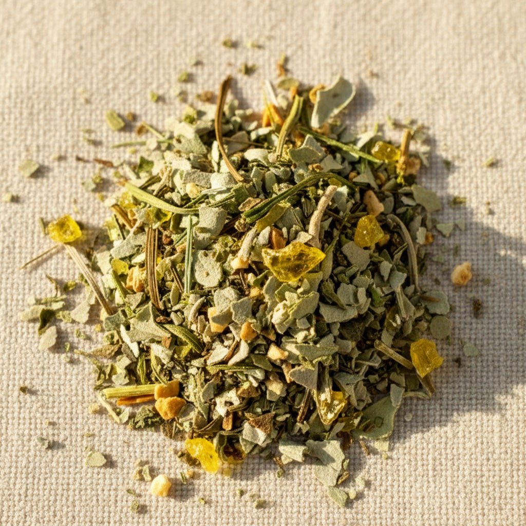Oro Incense with white sage, sweetgrass, and copal botanical blend