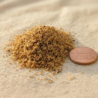 Close-up of Palo Santo powder showing the finely ground wood texture
