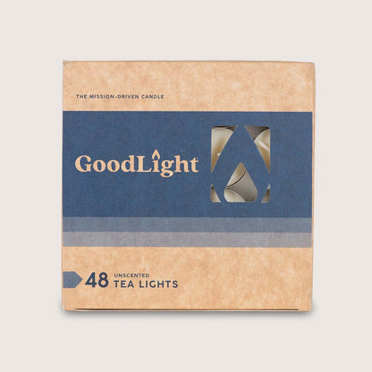 Paraffin-Free, Eco-Friendly Tea Lights | 48-pack